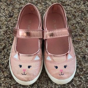 Carter’s, sparkly pinkish girl shoes, size 11